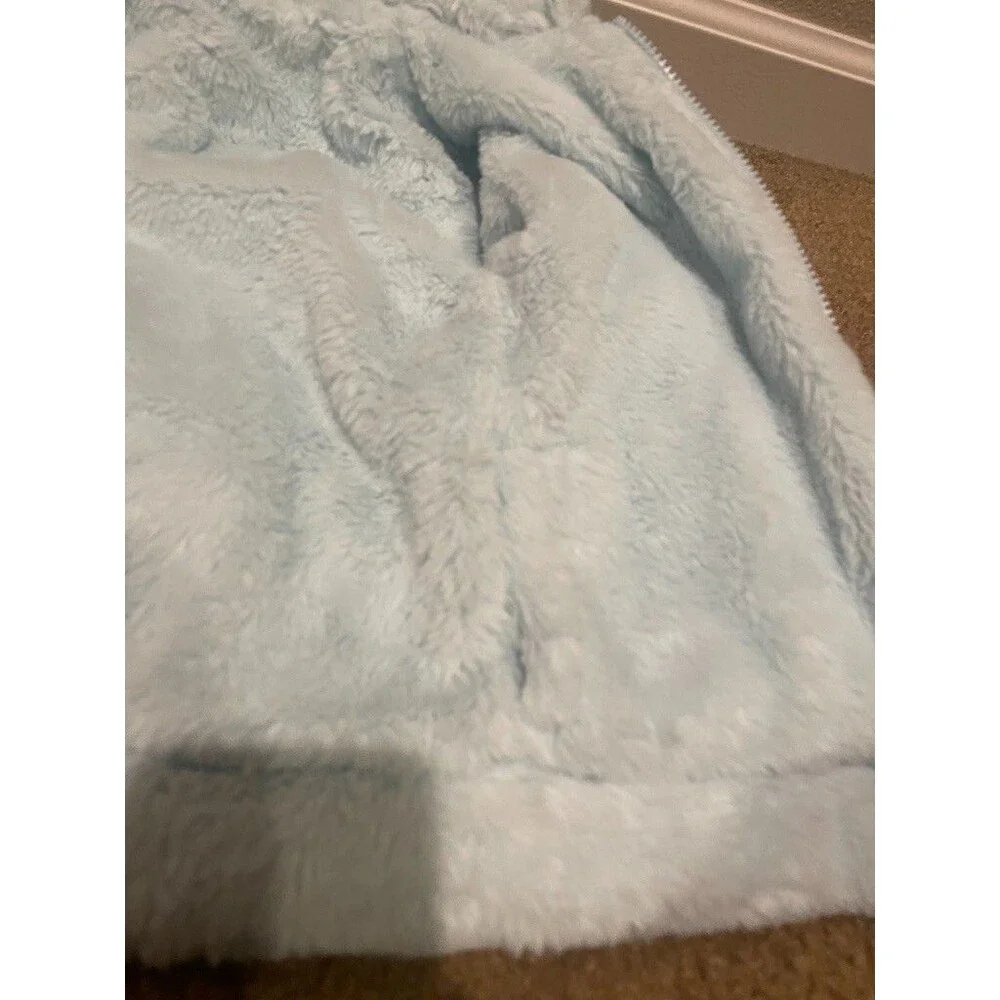 Disney Frozen Reservable (Blue & Light Blue) Puffer Jacket with Print Size 6
